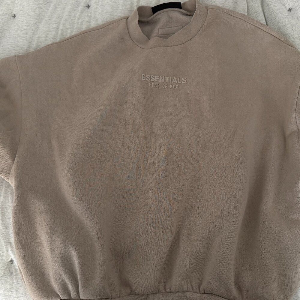 Fear of God Essentials Tan Sweatshirt